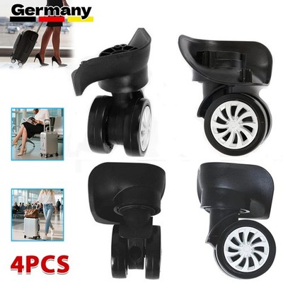 4x Travel Koffer Rollen Ersatz Gepäck Reparatur Zubehör Mute Row Räder. DHL