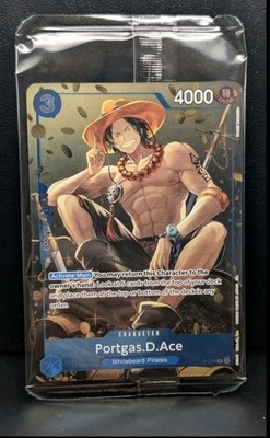 Portgas. D. Ace P-074 (Alt Art) Promo SEALED One Piece TCG (Luffy) 