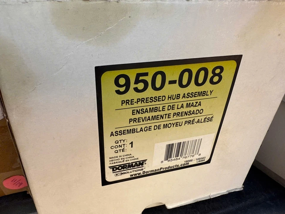 Conjunto de cubo pré-pressionado Dorman 950-008 - Ajuste traseiro Infiniti FX35 2008-03 - Imagem 3 de 3