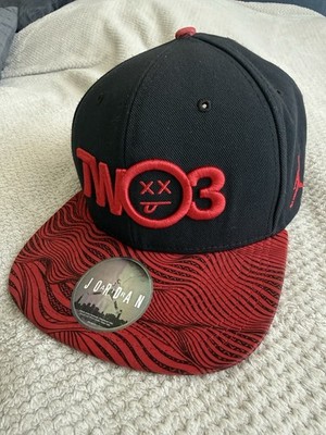 Nike Air Jordan Jumpman 12 Retro Flu Game Black/Red Snapback Hat Cap OSFM