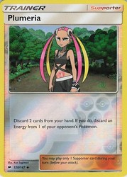 Plumeria 120/147 Reverse Holo Uncommon Burning Shadows Pokemon TCG