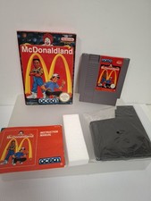 McDonaldLand Nintendo Nes Game Boxed Complete With Sleeve Poly & Manual Tested 