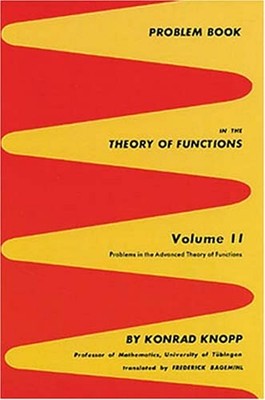 Problems in the Advanced Theory of Functions Paperback Konrad Kno