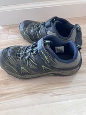 Merrell Kids' Boys Trail Chaser Hiking Sneaker Size 4.5Y Navy/Green See Photos