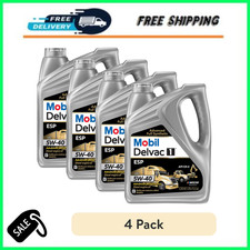4Pack Mobil Delvac 1 ESP 5W40 Full Synthetic Diesel Oil 1 Gal Fleet Performance 26.65 per gallon