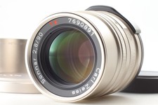  TOP MINT w/ Hood  Contax Carl Zeiss Sonnar T 90mm F2.8 Lens G1 G2 From JAPAN
