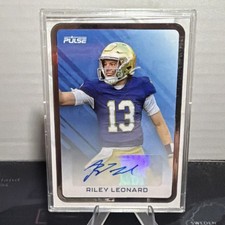 Pulse 2024 Riley Leonard #PF-RL Autograph Football Trading Card