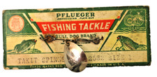 Pflueger Takit Spinner Size 1 Bull Dog Brand Card New Old Stock Circa 1940