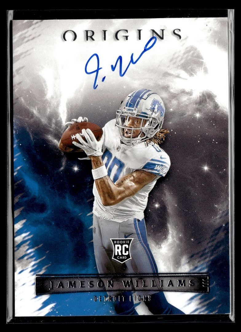 Jameson Williams Panini Origins Rookie Autographs #RAUJWI Base