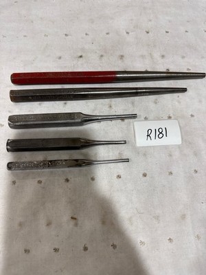 Vintage Machinist Punch Set Lot 5 Craftsman Nordic Force Vanadium