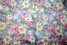 BEE CHARMERS MULTICOLORED FLOWERS FROM P B - 100 COTTON FABRIC