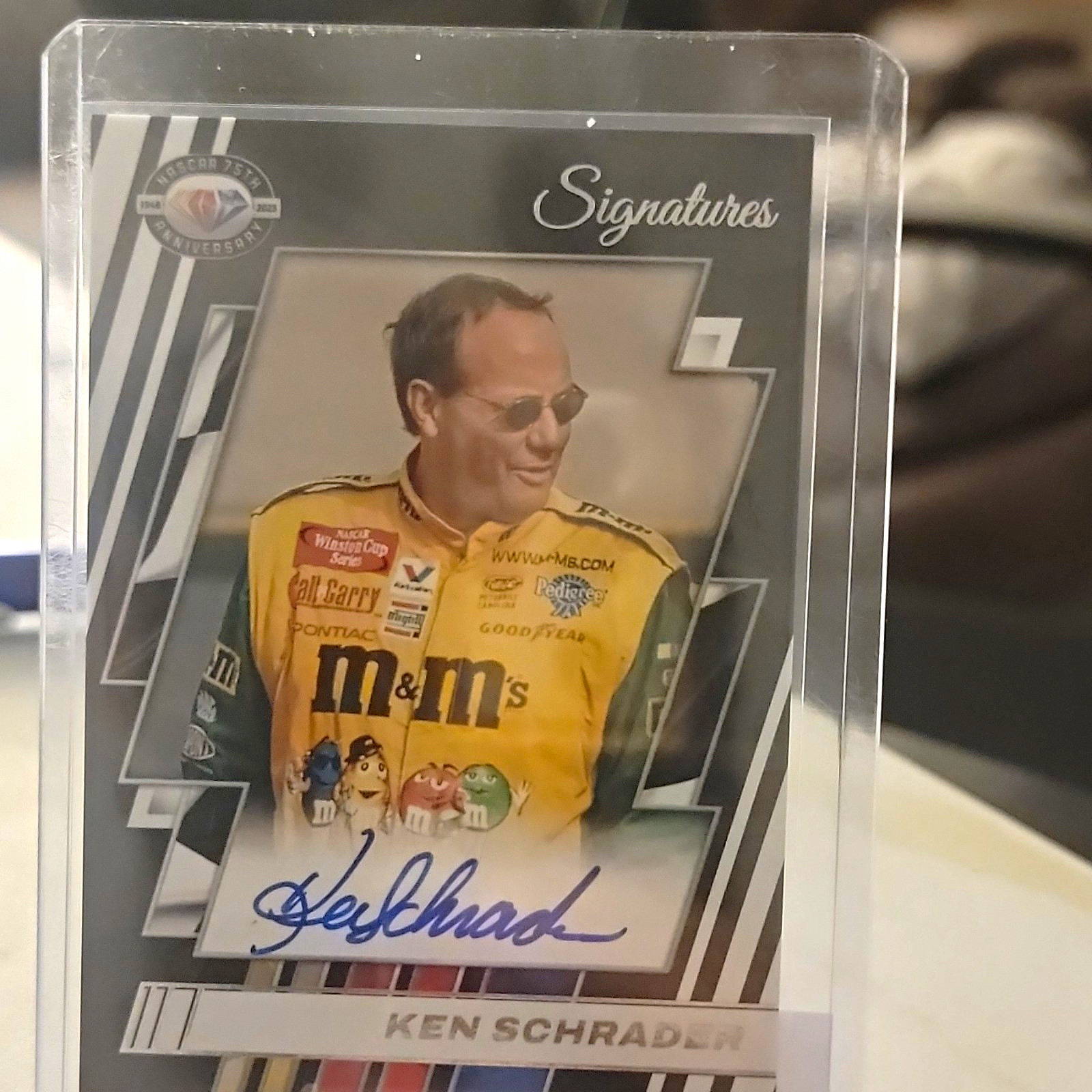 Panini 2023 Donruss Racing Ken Schrader NASCAR Signatures Auto #75-KS