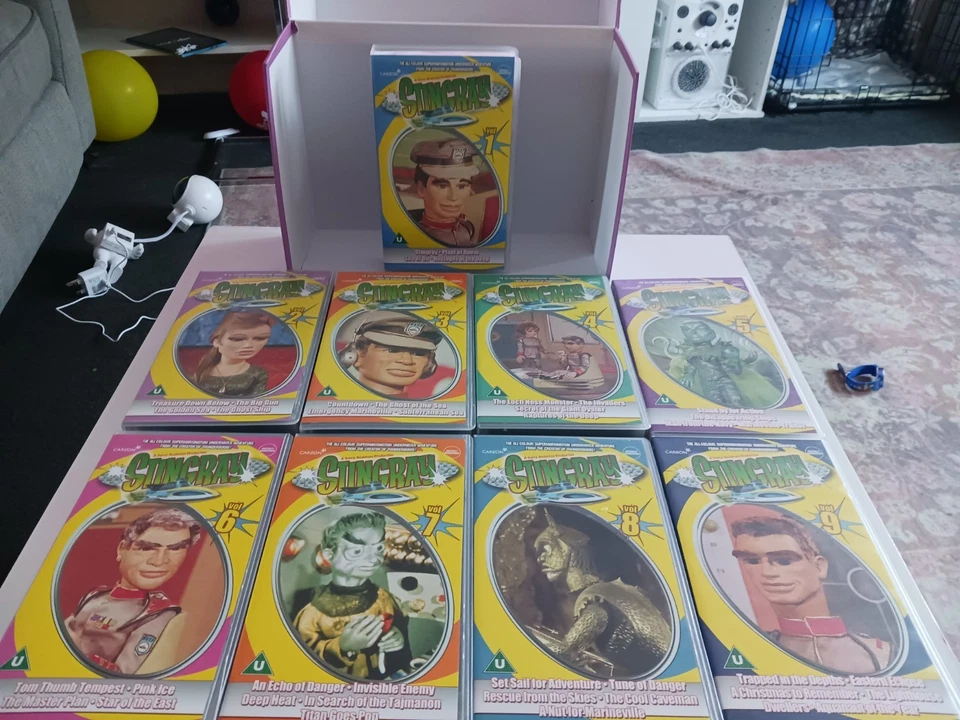 Stingray Vhs Complete Series Limited Edition 9 VHS Box Set 2001 Carlton Video UK - Image 3 of 4