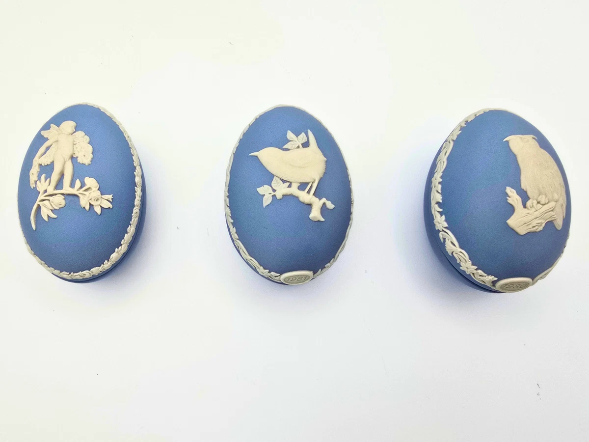 Wedgwood Egg Trinket Boxes - Jasperware & Bone China - Available individually