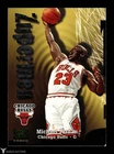 1997-98 SkyBox Z-Force #190 Chicago Bulls HOF Michael Jordan Basketball Card EX
