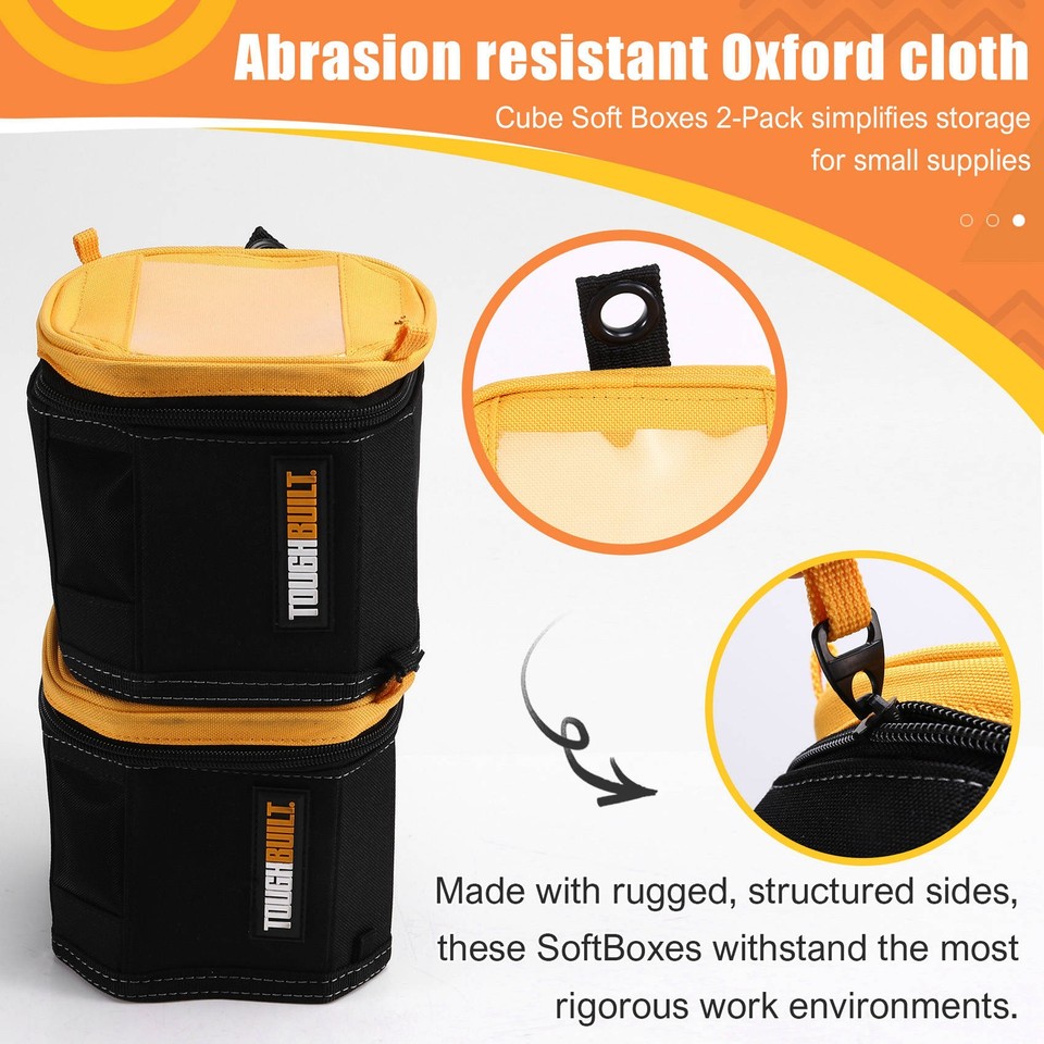 TB-192- Cube Soft Boxes 2pk Column Storage Tool Bag Storage Bag9452 ...