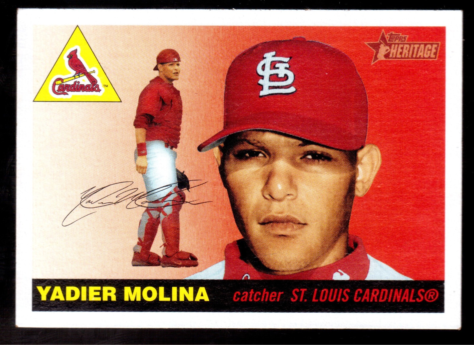 2004 TOPPS HERITAGE #355 YADIER MOLINA ROOKIE