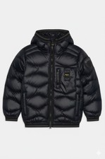 Piumino Blauer Junior Bambino Con Cappuccio 25WBLKC03438 888LT Blu