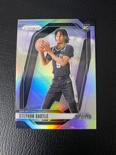 2024-25 Panini Prizm Stephon Castle RC Silver Refractor San Antonio Spurs
