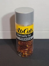 Ab Cuts CLA Belly Fat Formula Omega 3 Fish Oil Vitamin E 80 Softgels Exp 10/2025