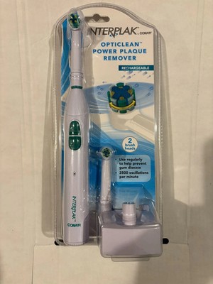 NEW Interplak Toothbrush Opticlean Power Plaque Remover Rechargable FREE SHIP