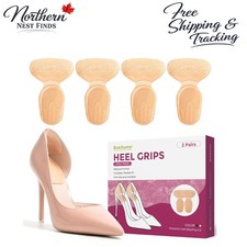 Back-of-Heel Cushions - Non-Slip T-Shape Design for High Heels and Flats