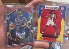 Isaiah Stewart- 2 Card- 21 Panini SELECT RED BLUE PRIZM and NBA Hoops Yellow