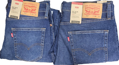 Levi's 512 Herren Slim Taper Fit Stretch Blau Denim Jeans W32 W36