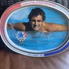 Vintage McDonald's Metal Tin Oval Tray 1984 Mark Spinks Olympic Usa