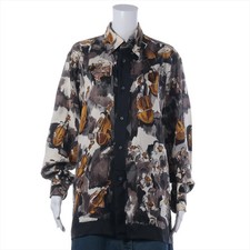 Herm s Silk Shirt 39 Ladies' Multicolor CONCERTO