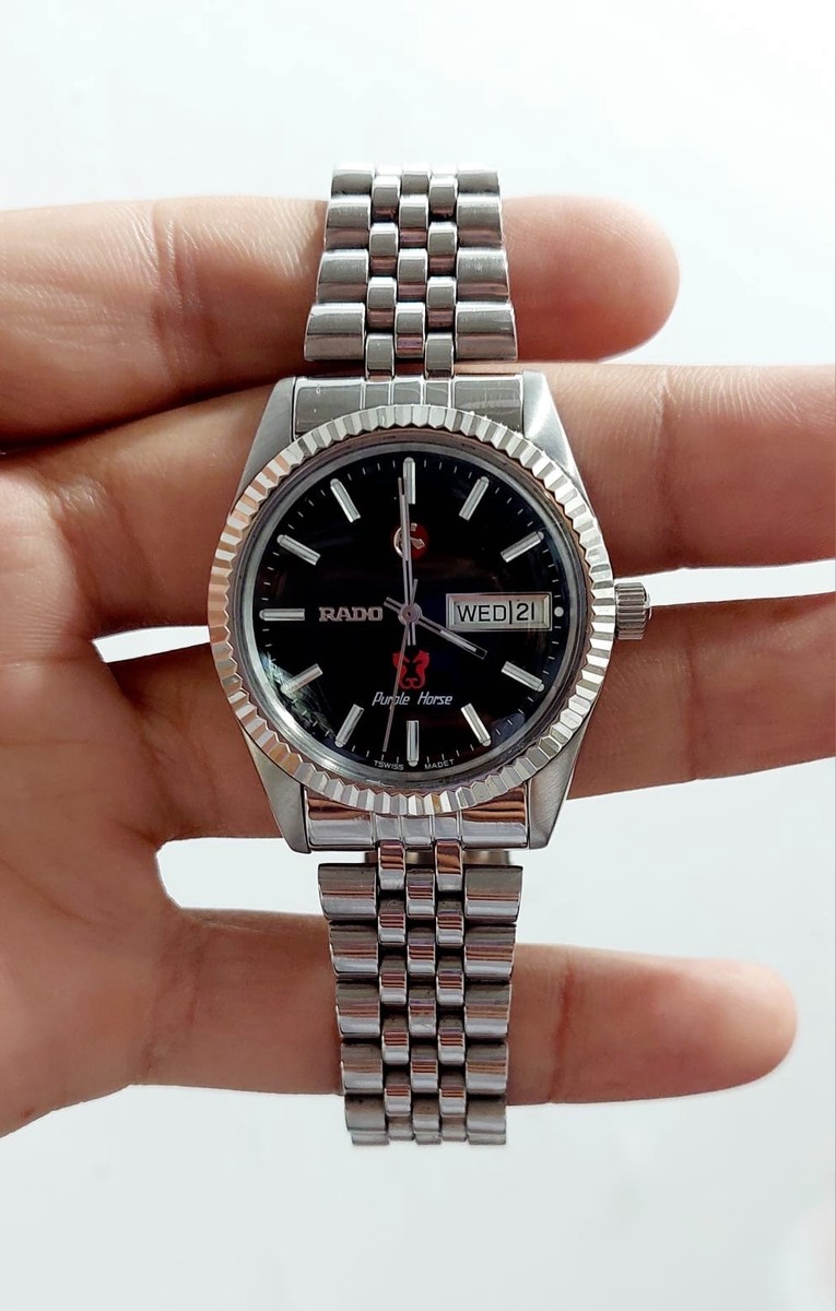 値下げ！RADO purple house（ヴィンテージ） RADO(ラドー) 60～70's Purple Horse Cal.2472 – RESUME