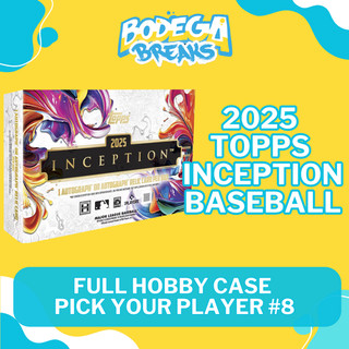 Chipper Jones 2025 Topps Inception Baseball 8 Box Hobby Case Break PYP #8