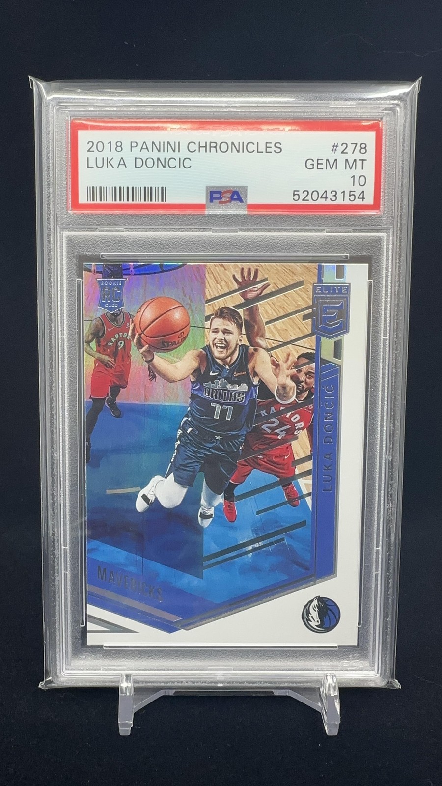 Luka Doncic 2018-19 Panini Chronicles #278 Elite RC PSA 10