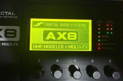 Fractal Audio AX8 Guitar Processor Amp Modeler Multi-FX Floorboard