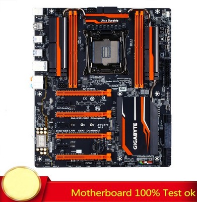 FOR GIGABYTE GA-X99-SOC   LGA2011 64G DDR4 Motherboard 100% Test Work #as
