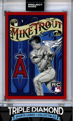 2020 Topps Project 2020 #400 Mike Trout 2011 Topps Update Design J305