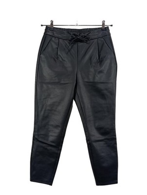 VERO MODA Kunstlederhose Damen Hose Gr. DE 36 schwarz Casual-Look