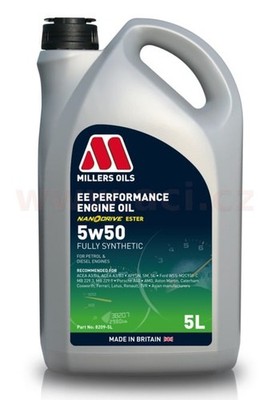 MILLERS OILS EE PERFORMANCE 5w50 5 l 82095