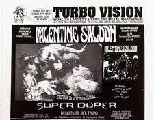 VALENTINE SALOON~SUPER DUPER~1993 ALBUM PROMO~VTG PRINT AD ADVERT PINUP CLIPPING