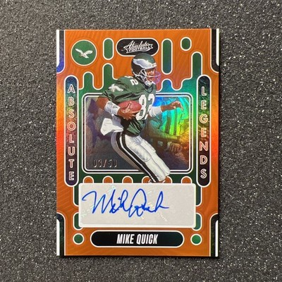 2024 Absolute MIKE QUICK #ALS-MQK Legends AUTO 03/50 - PHILADELPHIA EAGLES