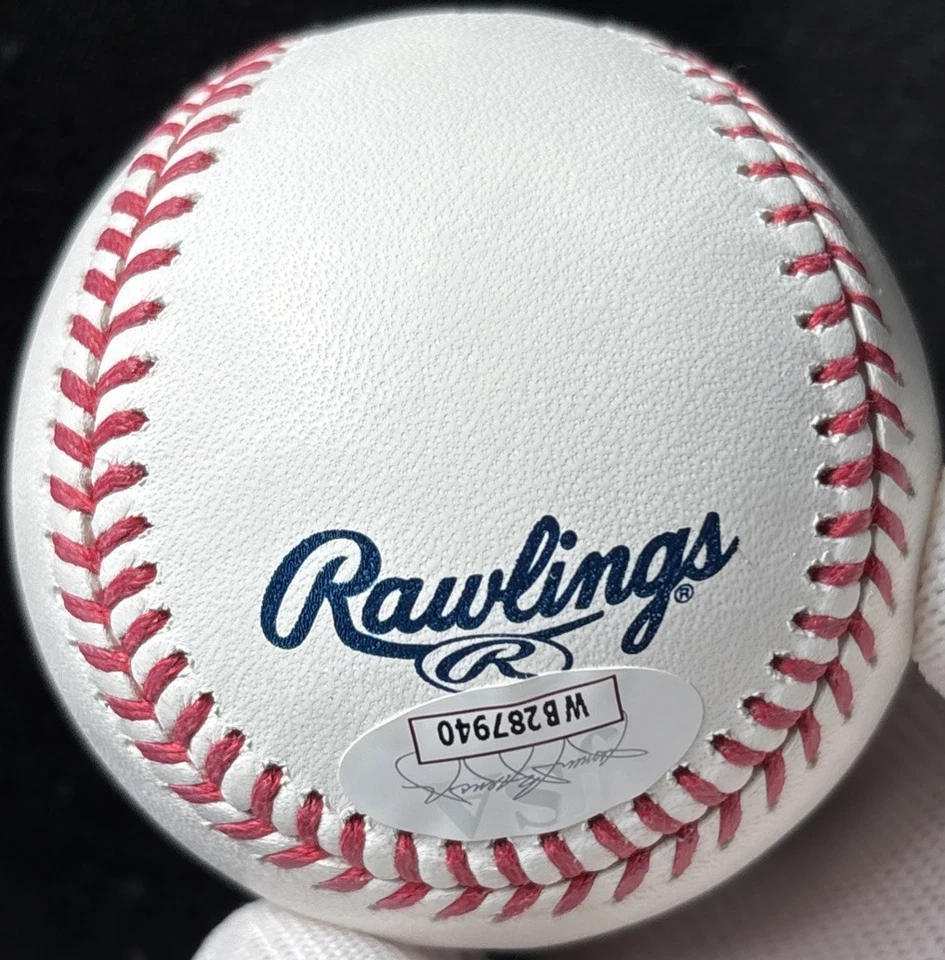 Vlad Guererro Signed HOF Ball "HOF 18" Inscription **JSA Witnessed** (w/card) - Image 3 of 4