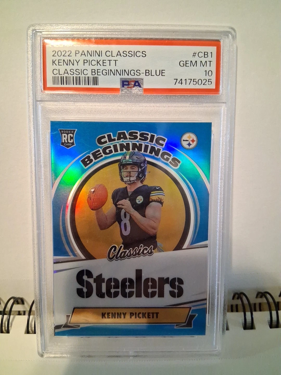 Kenny Pickett Panini Classics Classic Beginnings #CB1 Blue