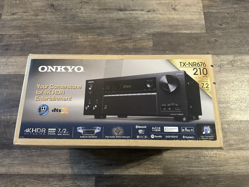 Onkyo TX-NR676 7.2-Channel Network AV Receiver Brand NEW - Image 2 of 4