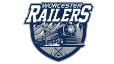Worchester Railers sticker weatherproof bumper vinyl decal
