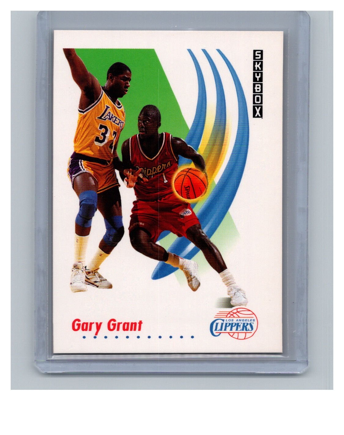 1991-92 SkyBox #124 Gary Grant