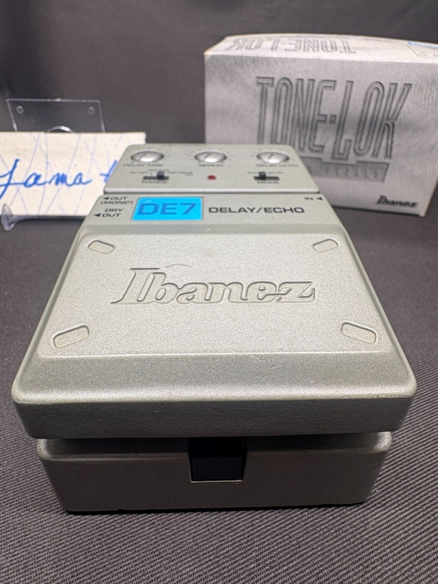 Ibanez DE7 Echo Guitar Effect Pedal for sale online | eBay