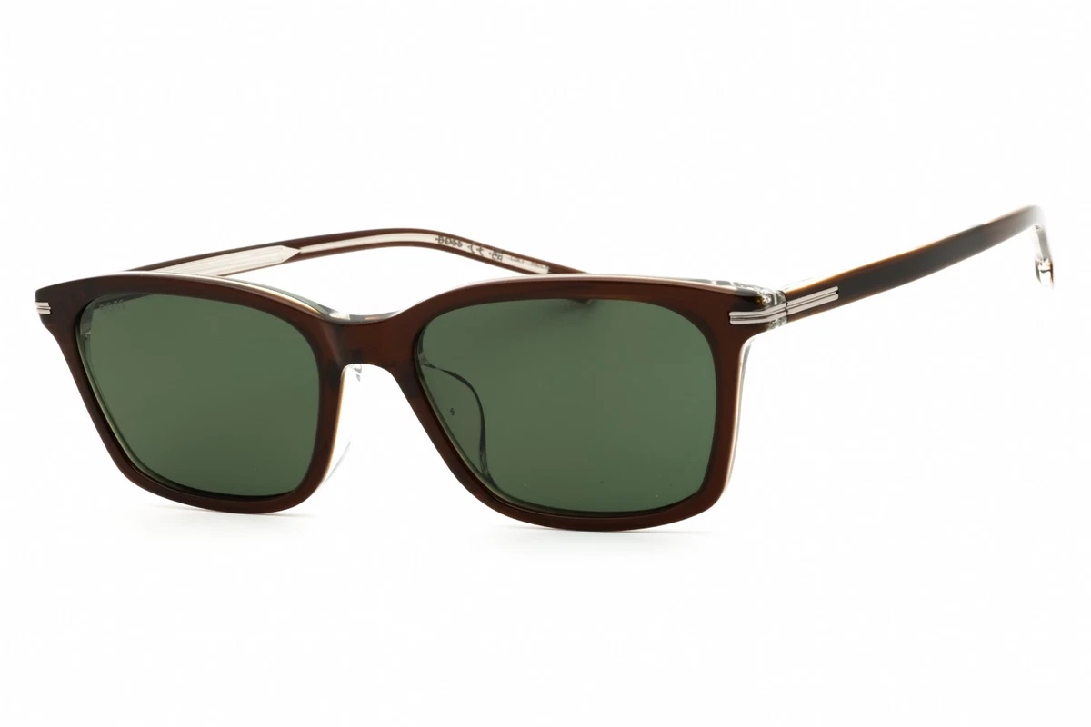 NWT Hugo Boss BOSS-1343/F-086-54 Eyeglasses HUGO BOSS Brown Square Sunglasses for Men for sale | eBay main image 2