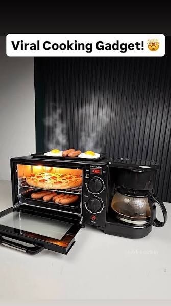 Extremely Popular 3 In 1 " BREAKFAST MACHINE " - Convenient Breakfast All In 1