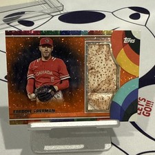 2023 Topps World Baseball Classic Freddie Freeman /25 Base Relic Orange CANADA