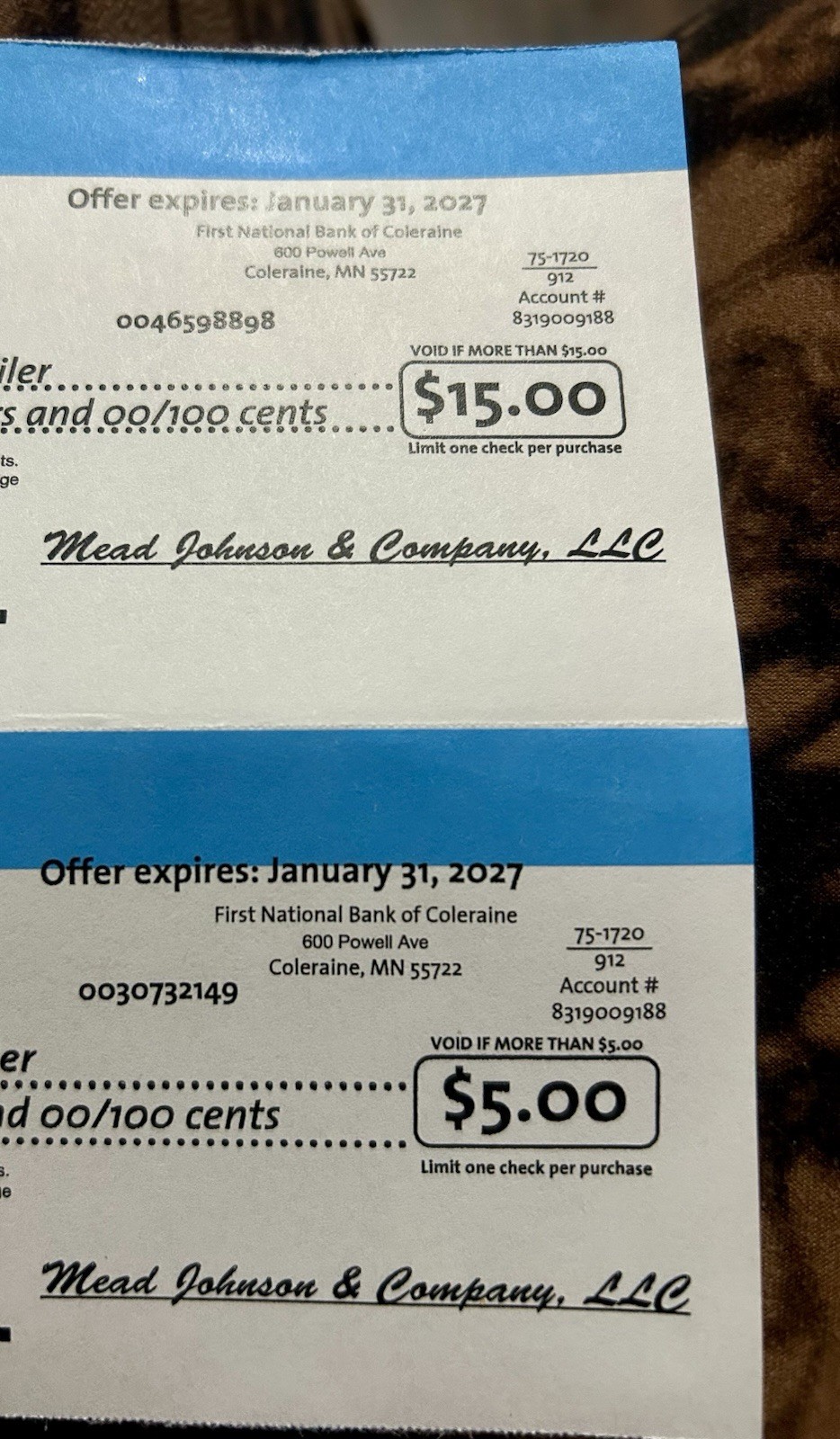 Enfamil Baby Formula Coupon Checks! $20 off! Expires Jan 2027